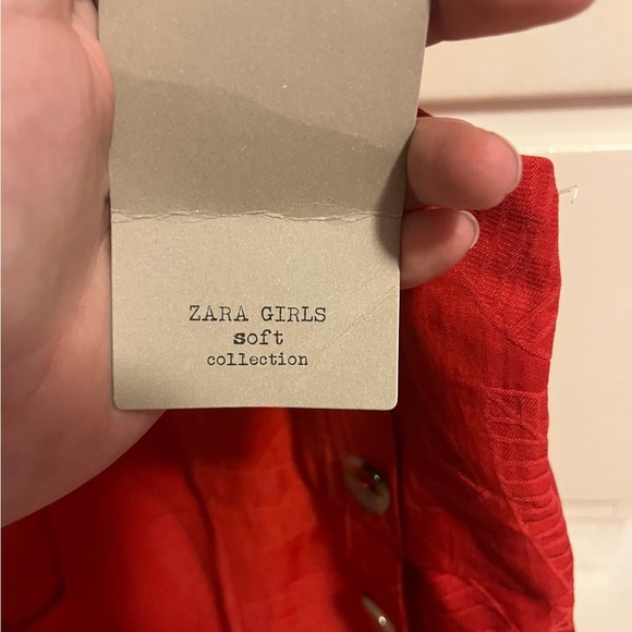 Zara Girls Soft Collection 5 Year Red Jumpsuit - Picture 3 of 4